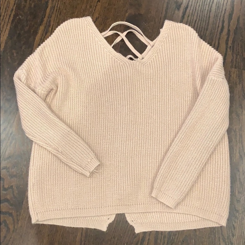 Miracle USA light pink sweater